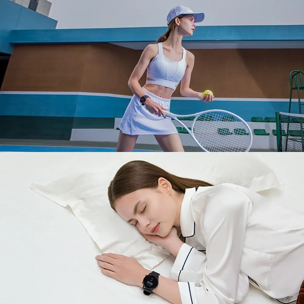 Haylou Smart Watch,Display Bt5.0 Fitness Workout Fluid Watch Android Ios Workout Modes/ Fluid Watch (ls04) 1.2-inch (ls04) 1.2-inchCompatible With Android Ios Rs3 Ls04