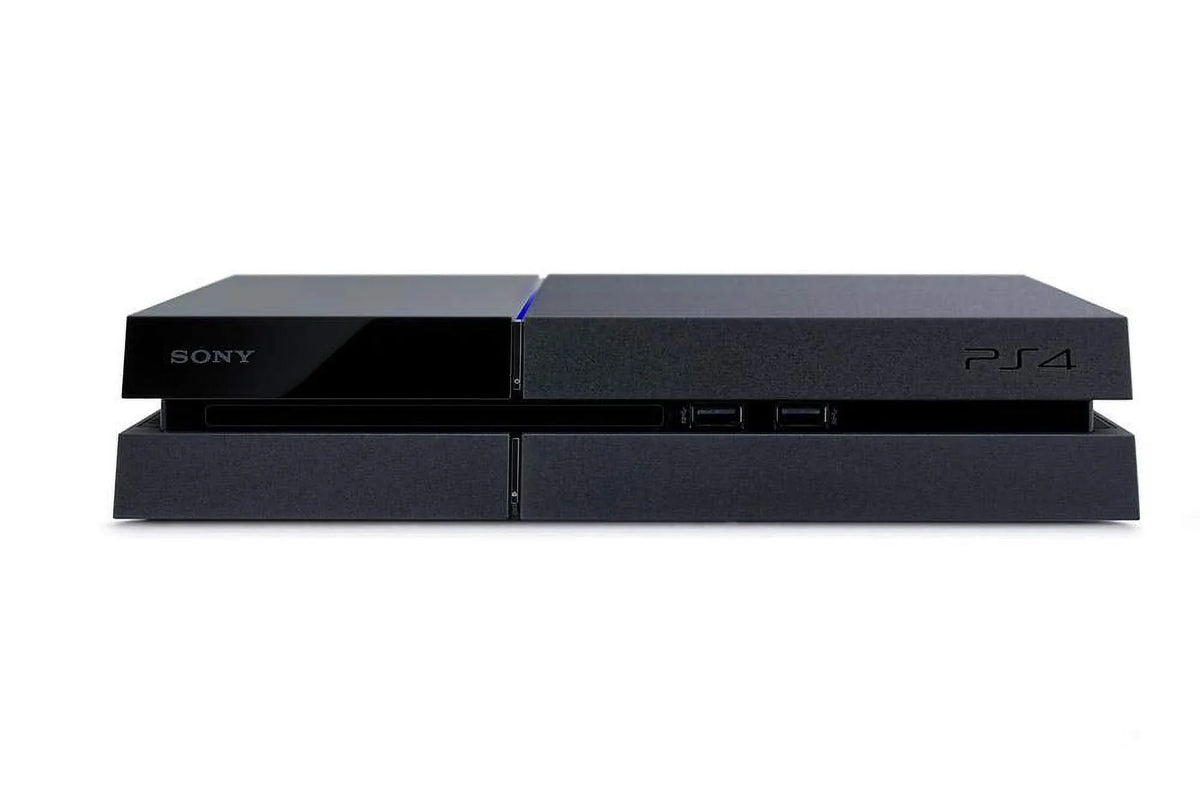 PlayStation 4 500GB Only Black Gaming Console with HDMI Cable BOLT AXTION Bundle Second-hand