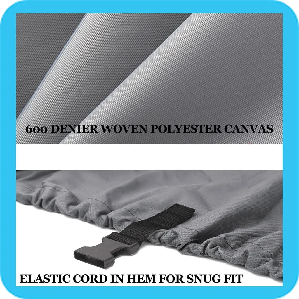 BOAT COVER Compatible for LUND 16 PIKE REBEL / WS-16 WITH PORT TROLL MTR STORAGE, TRAVEL, LIFT
