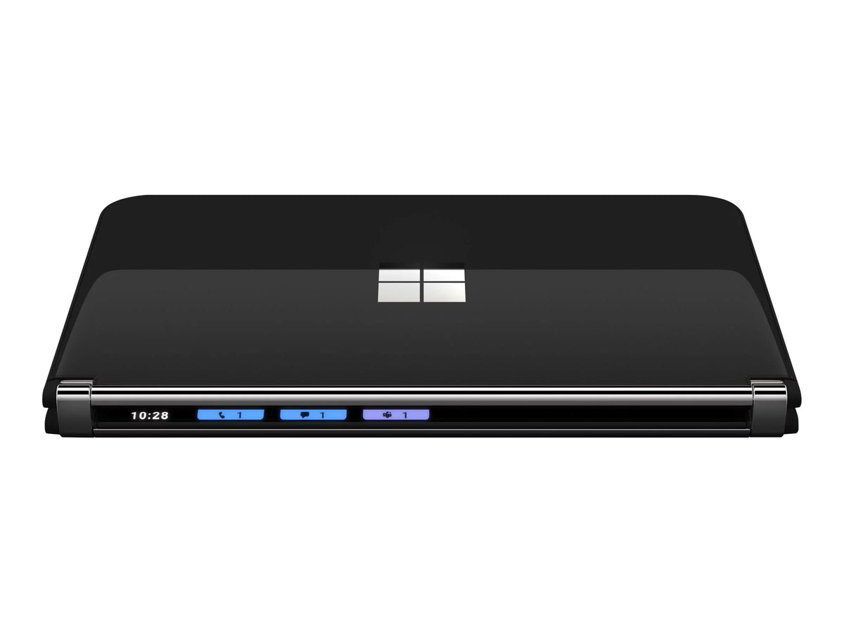 Surface Duo 2 - 5G smartphone - dual-SIM - RAM 8 GB / Internal Memory 256 GB - OLED display - 8.3" 2688 x 1892 pixels (90 Hz) - 3x rear cameras 12 MP, 12 MP, 16 MP - front camera 12 MP - obsidian