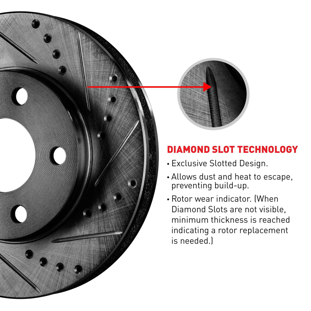 R1 Concepts Whpn2 54245 R1 Concepts Brake Rotor D/S Black Fits select: 2012 FORD FOCUS, 2013-2018 FORD FOCUS SE