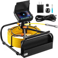 BENTISM Sewer Camera 98.4 FT, Tube Inspection Camera 4.3 Inch TFT LCD Monitor Channel Camera, Duct Inspection Camera with 6PCS LED, 8500MAH Lithium Battery, DVR Function, 30M
