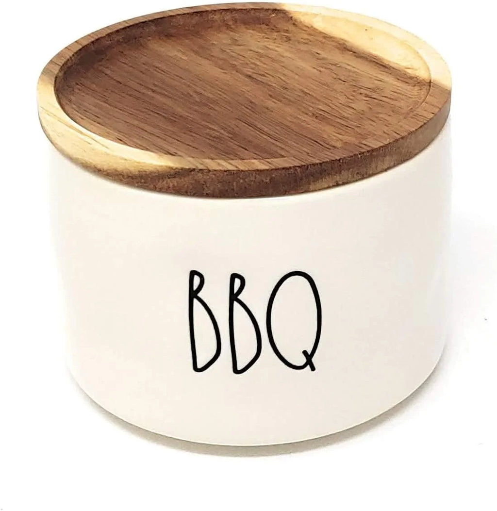 Rae Dunn Canister Set SPICE, BBQ, RUB