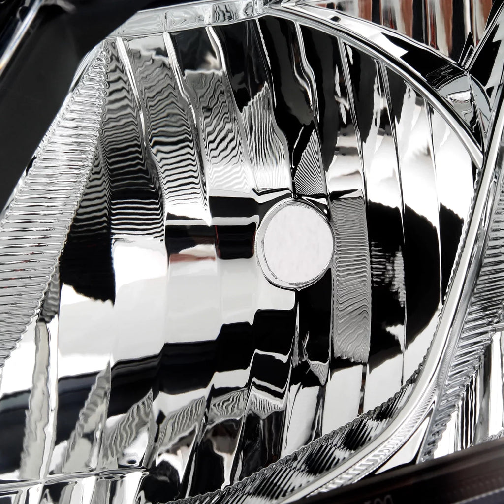AKKON - Fits 2012 2013 2014 2015 Honda Civic Sedan 12-13 Coupe [Halogen Type] Chrome Headlights Pair Headlamps Left+Right