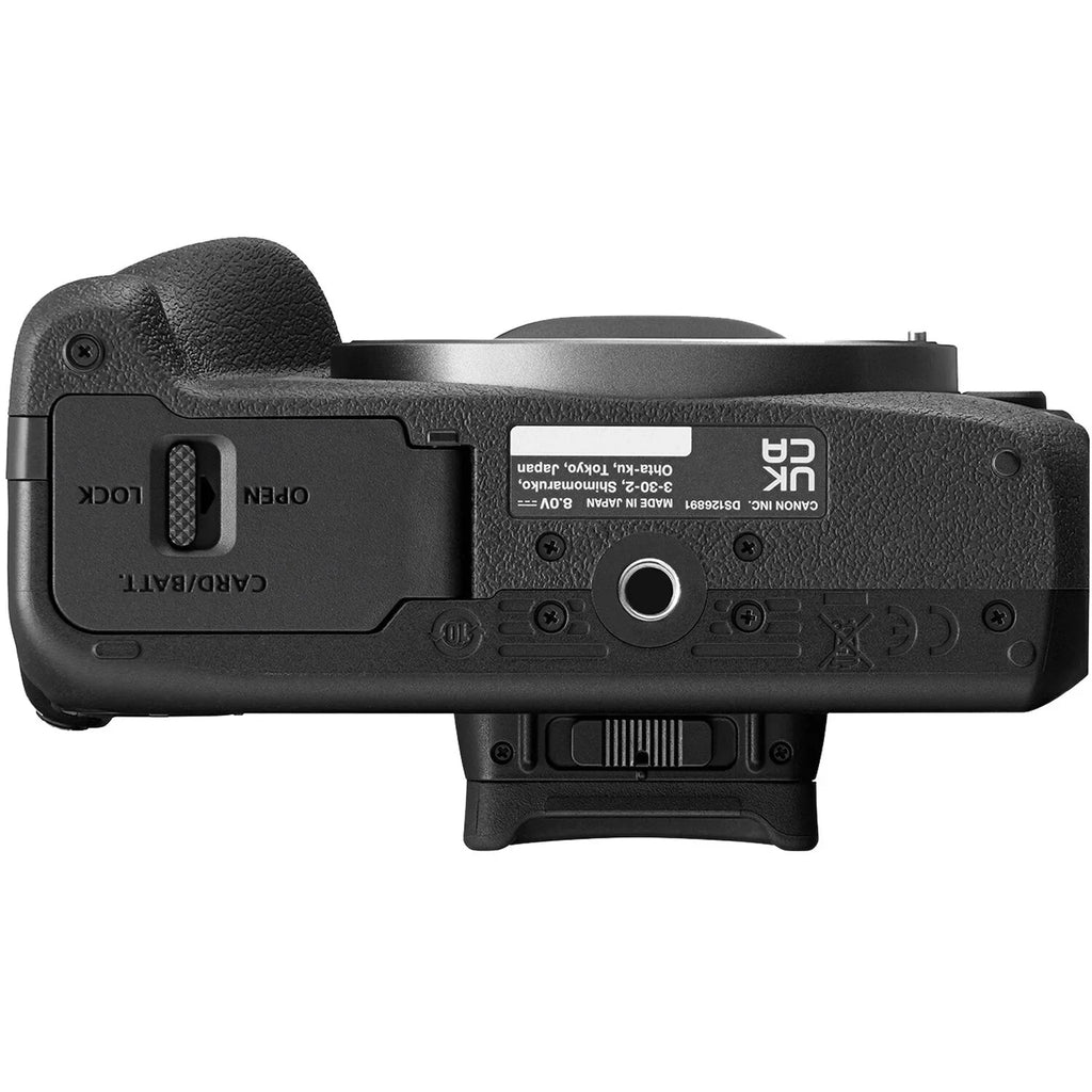 EOS R100 4K Video Recording Mirrorless Camera (BODY) with 64GB Fast Transcend Memory Card