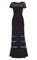 Gweneth Multi Stitch Crochet Detail Gown
