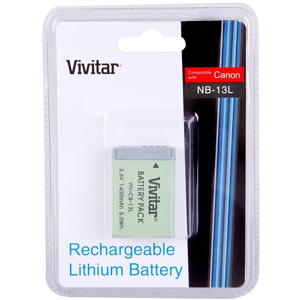 Vivitar LI-ON Battery for NB-13L 1400MAH - VIV-CB-13L