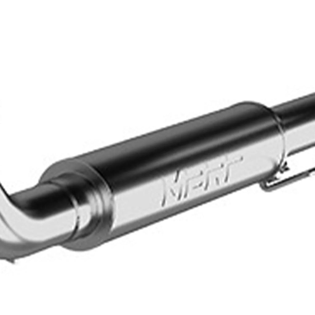 MBRP S5259AL Cat Back 4 Inch Inlet Steel Side Exit Exhaust Channel Fits select: 2015-2016 FORD F150, 2019 FORD F150 SUPERCREW