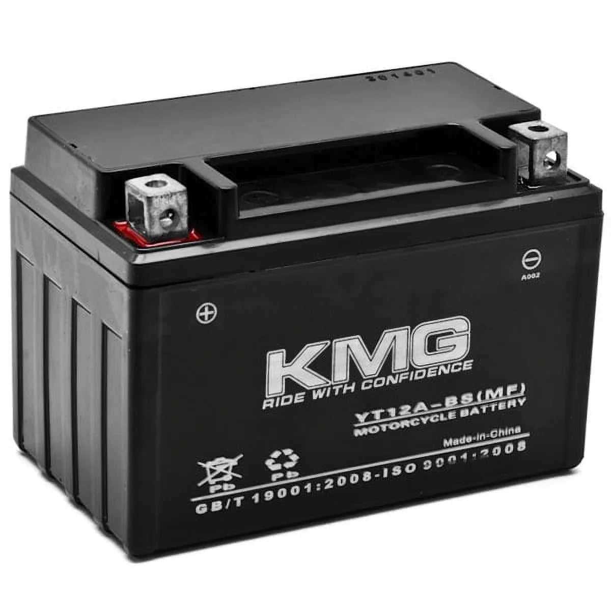 KMG Battery Compatible with Suzuki 1000 GSX-R1000 2005-2012 YT12A-BS Sealed Maintenance Free Battery High Capability 12V SMF OEM Replacement Powersport Motorcycle ATV Scooter Snowmobile