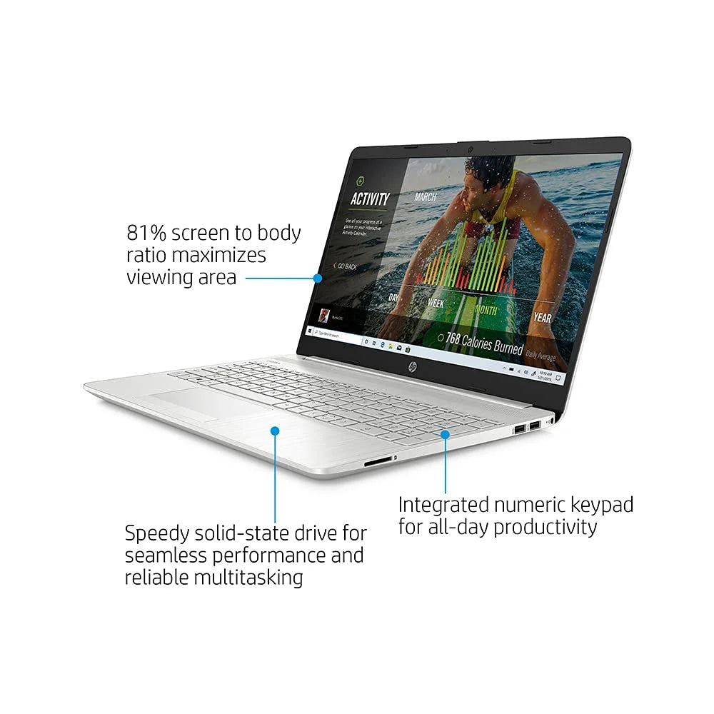 2021 15.6" FHD Notebook Computer, 11th Gen Core i5-1135G7(Beats i7-1065g7), 16GB DDR4 RAM, 1TB PCIe SSD, Iris Xe Graphics, HD Webcam, Stereo Speakers, Windows 10, Silver, 32GB USB Card