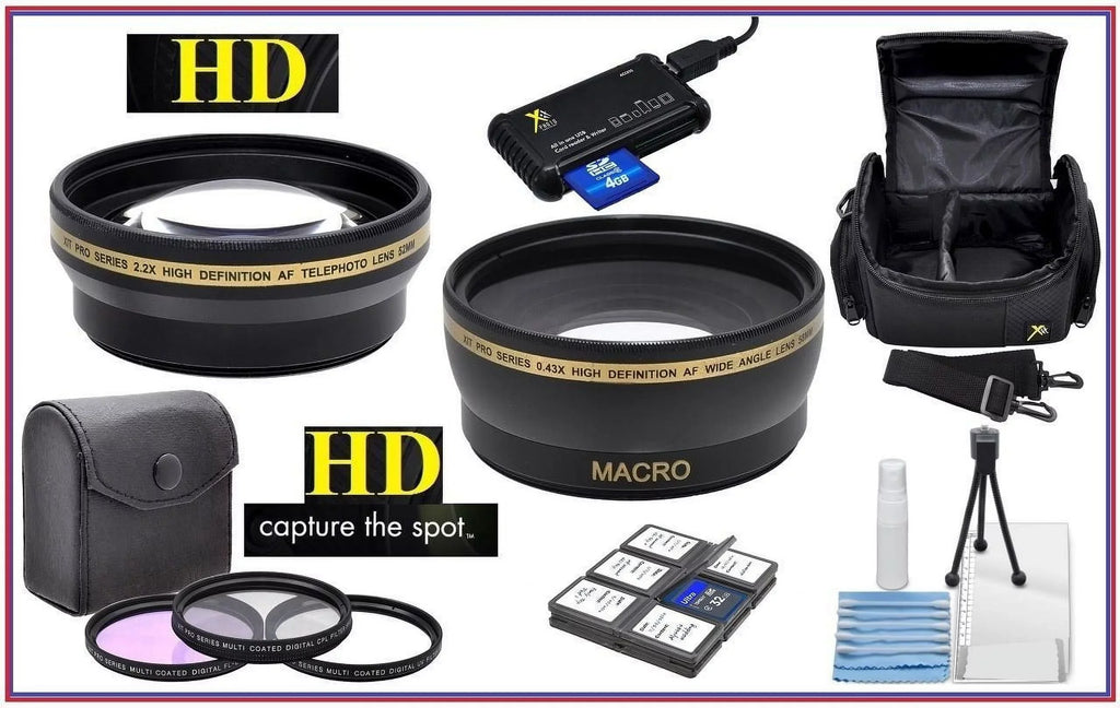 Super Saving Pro Hi Def Accessory Package For VIXIA HF R80 R82 R800