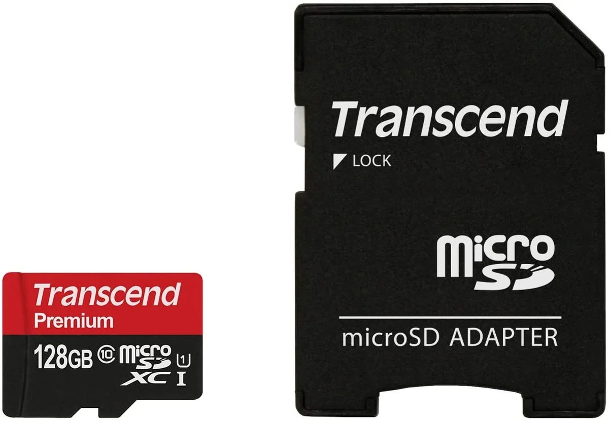 Transcend 128GB Memory Card for Moto G Power (2022) Phone - High Speed MicroSD Class 10 MicroSDXC G6A Compatible With Motorola Moto G Power (2022)