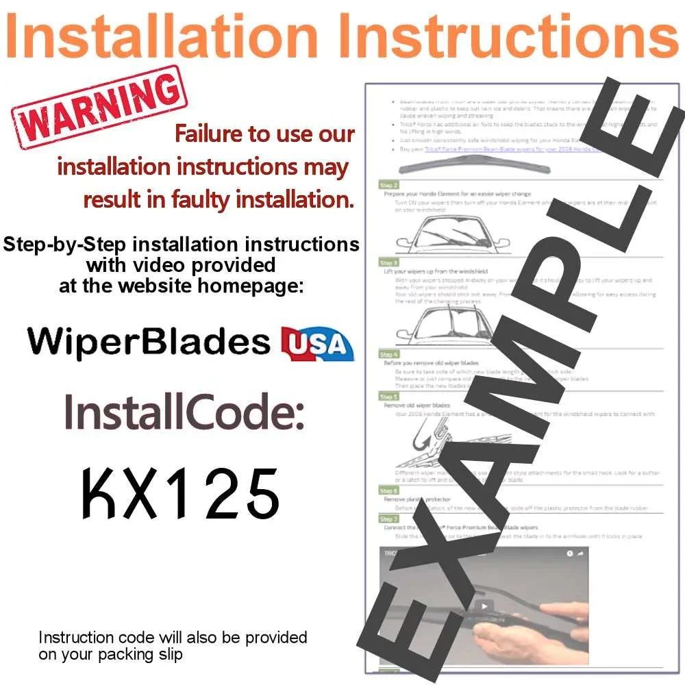 2020 BMW Z4 Functionality Beam Wipers (Set of 2)