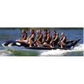 Island Hopper PVC-10-WR Whale Ride 18' Inflatable 10 Person Banana Fluid Sled