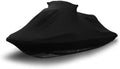 Indoor Jet Ski Cover for Yamaha Wave Runner 650 LX 1991-1993 - Black Satin - Ultra Soft & Stretchy - Protects from Dust & Dings Inside! Includes Storage Bag - Indoor ONLY