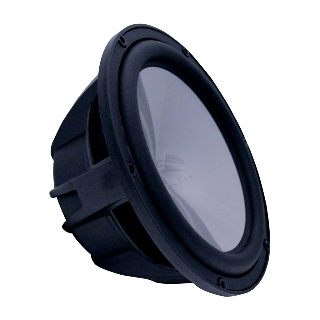 Wet Sounds REVO10 High Power S4-B Revo 10" Sub with LED Ring & Grill - Black Subwoofer & Black Closed Face SW Grill