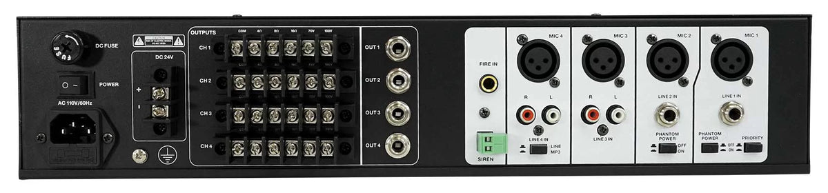 Rockville ROCK MATRIX Multi Room Home Receiver+6) Ceiling+2) Black Wall Speakers