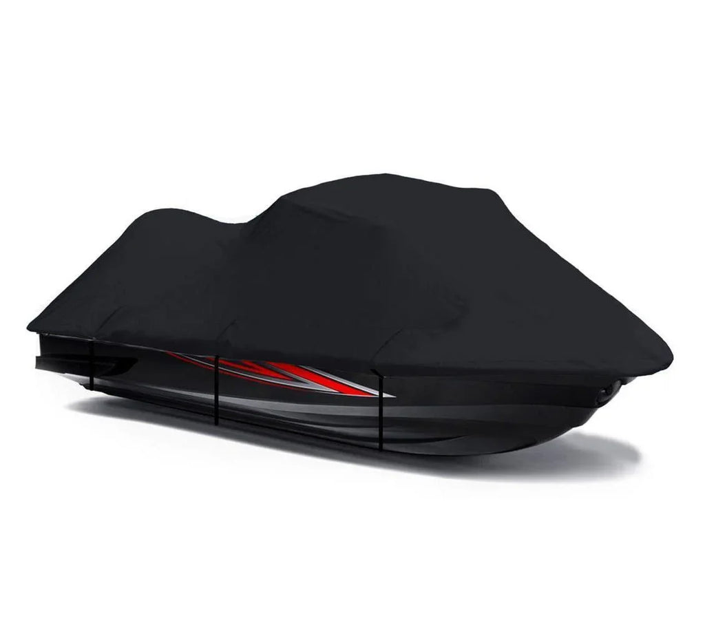 BLACK Jet Ski Cover Compatible for Polaris Pro 785 Limited 2001 Jet Ski Cover 1-2 Seater