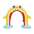 Pinkfong Baby Shark 5ft Inflatable Rainbow Arch, Backyard Fluid Sprinkler Summer Fun (Ages 2+)
