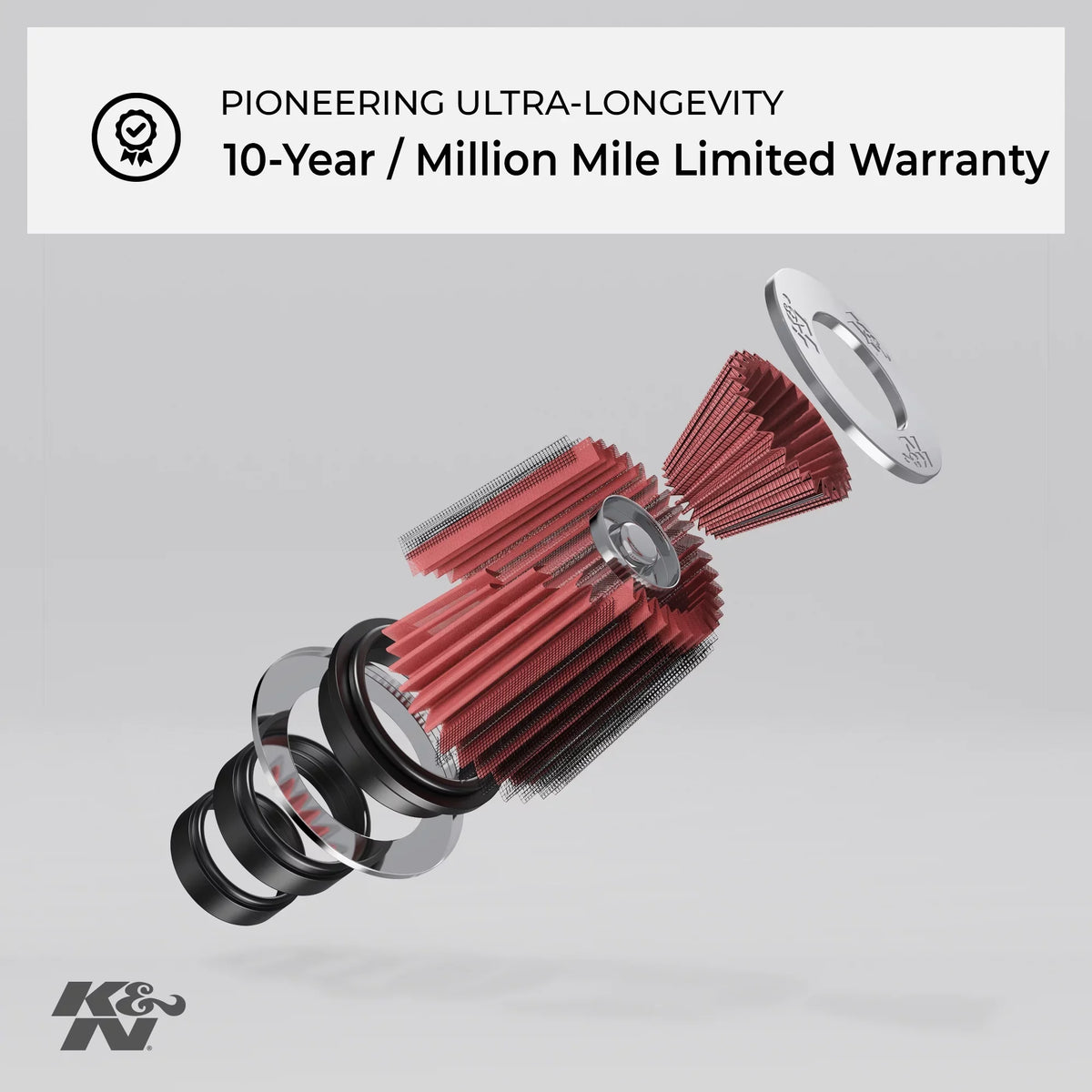 K&N Engine Air Filter: High Functionality Premium, Washable, Industrial Replacement Filter, Heavy Duty: E-3816