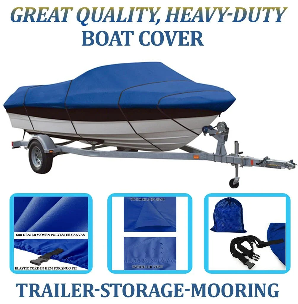 BLUE, GREAT QUALITY BOAT COVER Compatible for Yamaha LX2000 LX 2000 Jet2002 Towable
