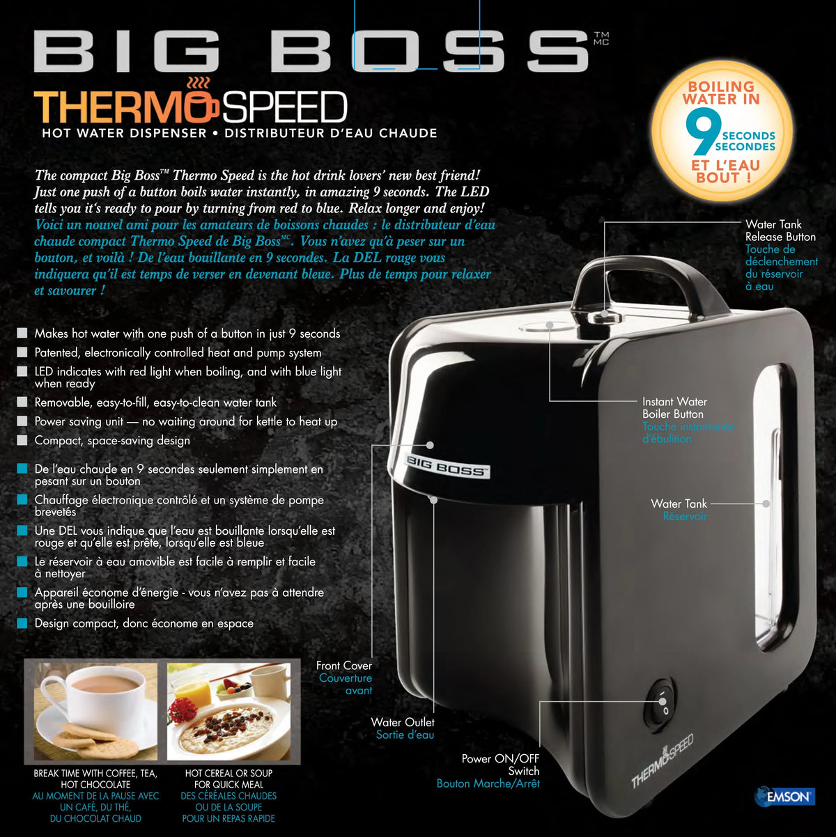 Big Boss™ ThermoSpeed Hot Liquid Dispenser Box