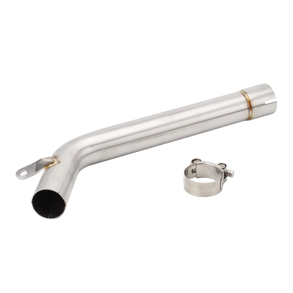 XLYWKJ For Yamaha FZ6 S2 FAZER 2004-2009 Motorcycle Exhaust Tube Muffler Middle Link Tube 1-Set
