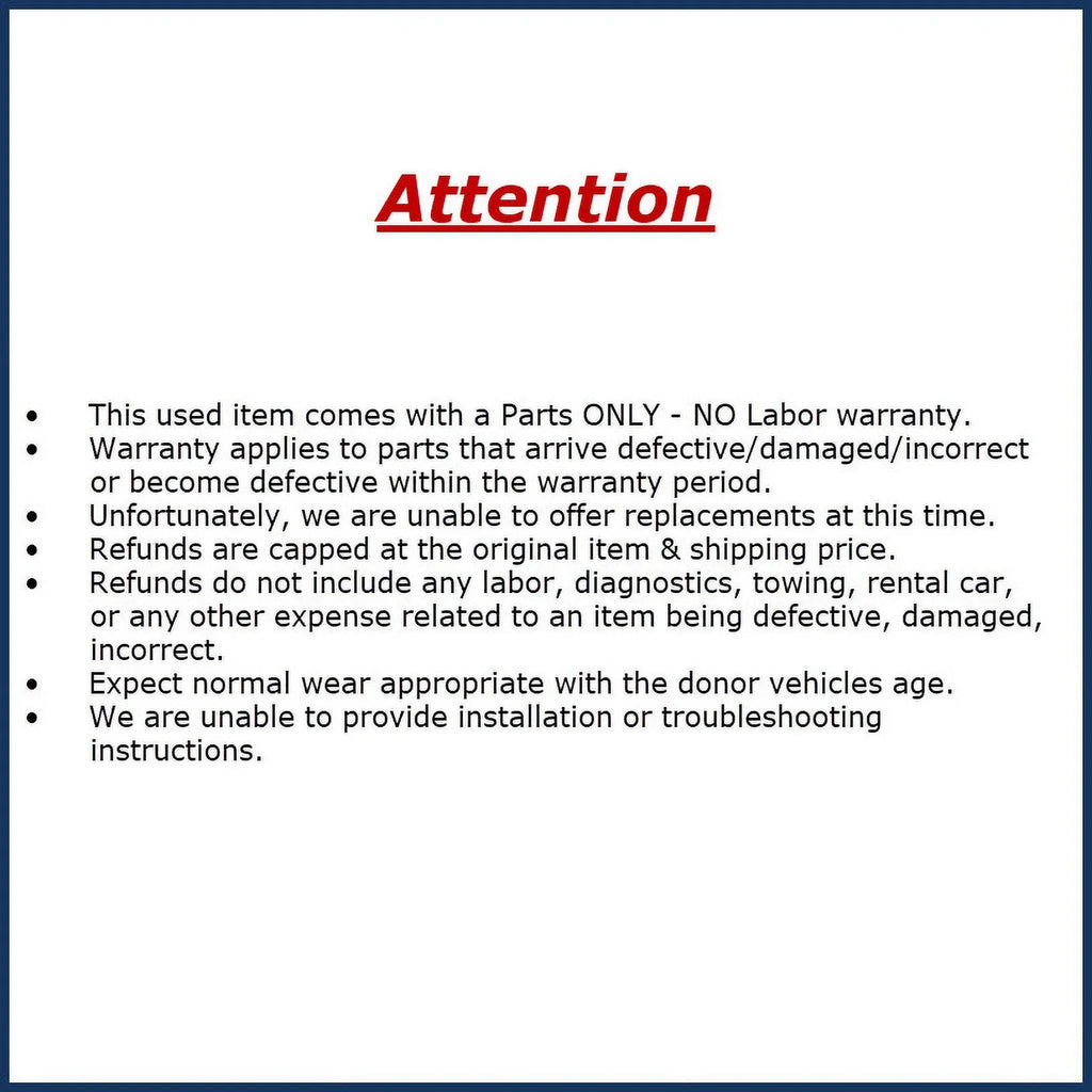 Pre-Owned 2016 16 Volvo XC60 7 Information Display Display 31382065AE OEM LKQ (Good)
