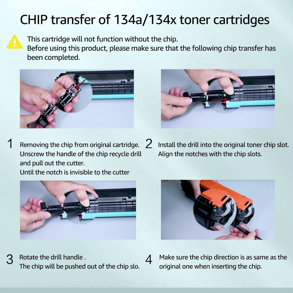 GREENCYCLE 8 Compatible for 134A W1340A (No Chip) Black Toner Cartridge Replacement with Laserjet M209dw MFP M234dw M234sdw M234sdn Printer
