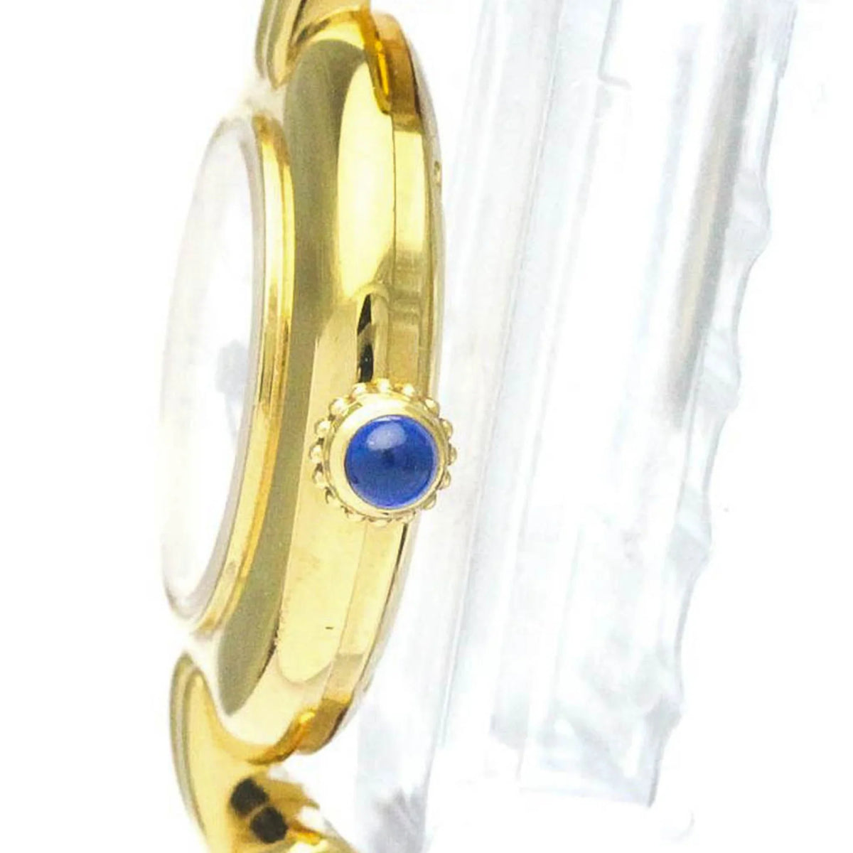 Pre-Owned CARTIER Must Colisee Gold Plated Leather Quartz Ladies Watch BF568960 (Good)