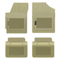 PantsSaver Custom Fit Floor Mats for Genesis GV80 2022-2023 All Weather Protection -4 Piece Set (Beige)