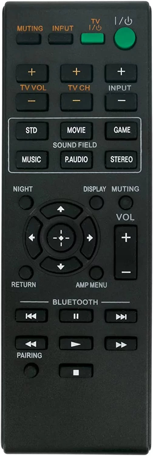 RM-ANP084 Replace Remote Control fit for Home Theater Sound Bar Soundbar Audio System HT-CT260 HT-CT260H