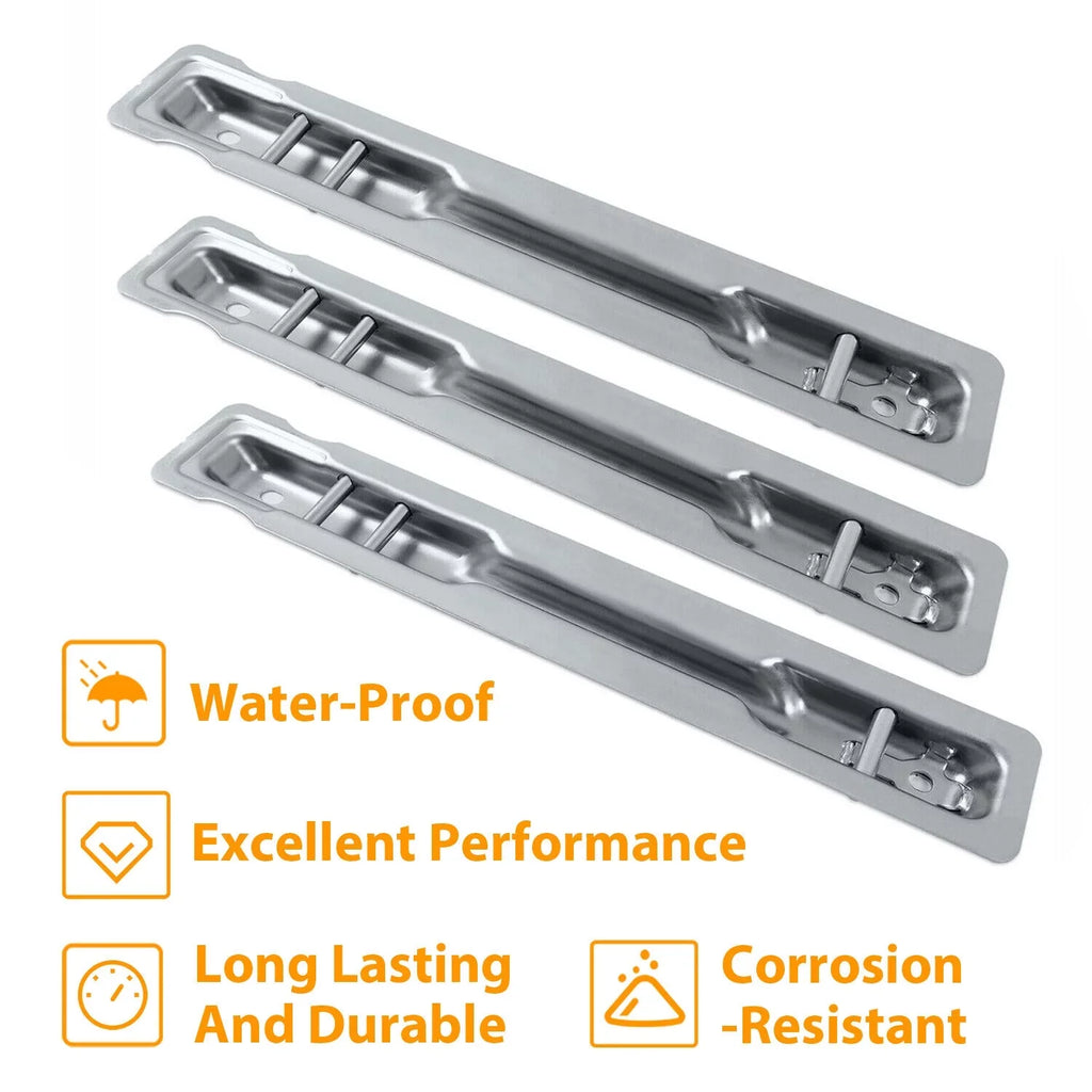 KOJEM Rear Seat Brackets Fit for 2007-2018 Mercedes Benz Sprinter Models Set of 3 Steel Silvery