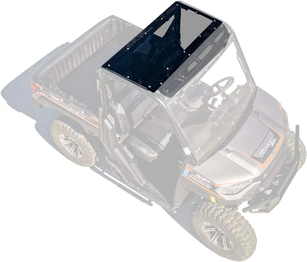 SuperATV Dark Tinted Polaris Ranger Roof for 2015|2016 XP 570 (PRO|FIT Cab)|2013+ XP 900|2017+ XP 1000|2015|2018 1000 Diesel|USA Made|ROOF-P-RAN1K-71#RT