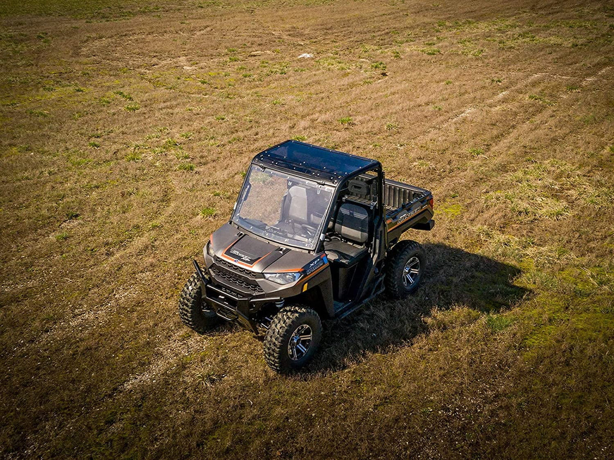 SuperATV Dark Tinted Polaris Ranger Roof for 2015|2016 XP 570 (PRO|FIT Cab)|2013+ XP 900|2017+ XP 1000|2015|2018 1000 Diesel|USA Made|ROOF-P-RAN1K-71#RT