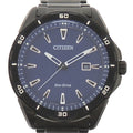 Pre-Owned Citizen Eco-Drive Men's Watch AW1585-55L (J810-S115973) Stainless Steel Blue Dial (Good)