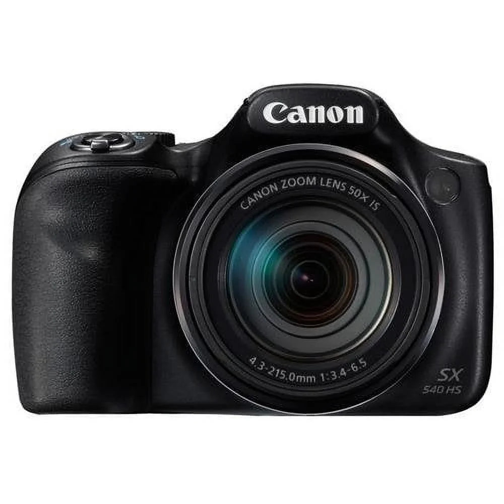 Restored 1067C001 PowerShot SX540 Digital Camera w/ 50x Optical Zoom - Wi-Fi & NFC Enabled (Black) (Refurbished)