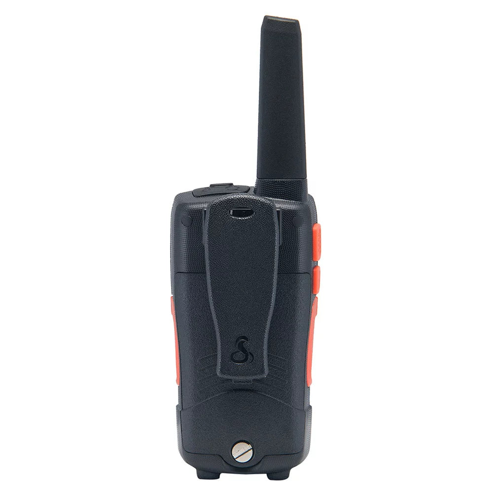 Cobra ACXT1035R FLT CAMO Fluid Walkie Talkies for Adults - Rechargeable, Floats, 22 Channels, Long Range 37-Mile Two-Way Radio Set (2-Pack)